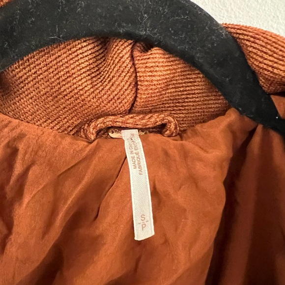 16. Free People Throwback Corduroy Military Lace Bell Sleeve Jacket Blazer - Picture 12 of 16